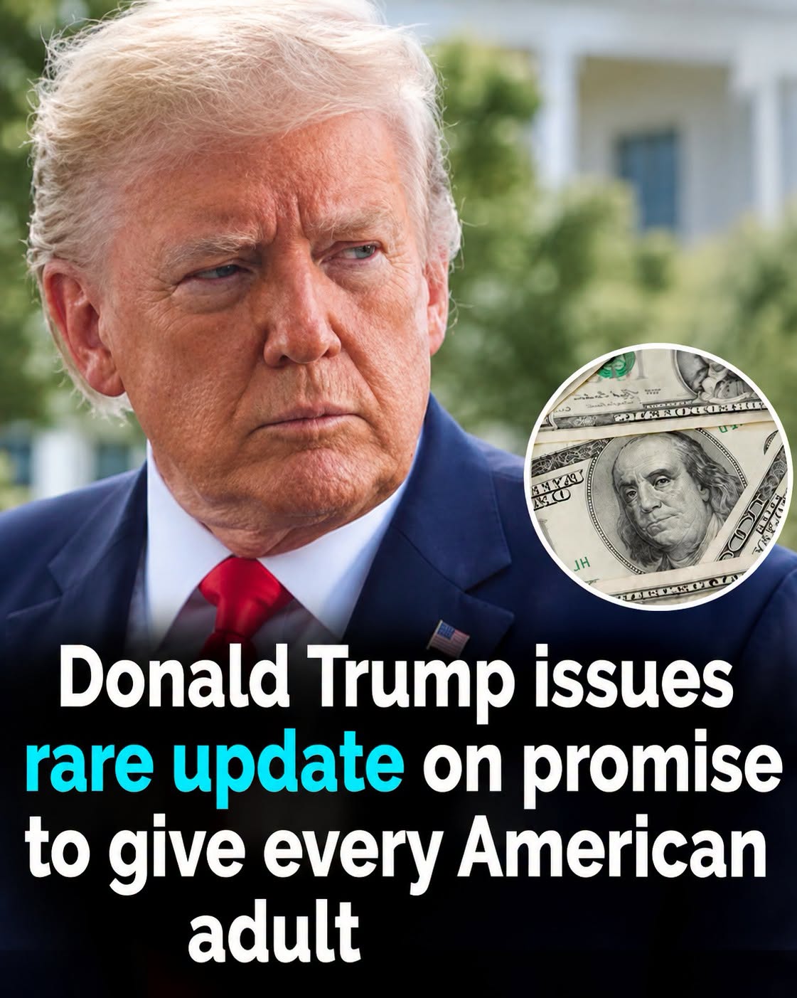 Trump brings up the $5,000 checks again, but leaves out one key detail