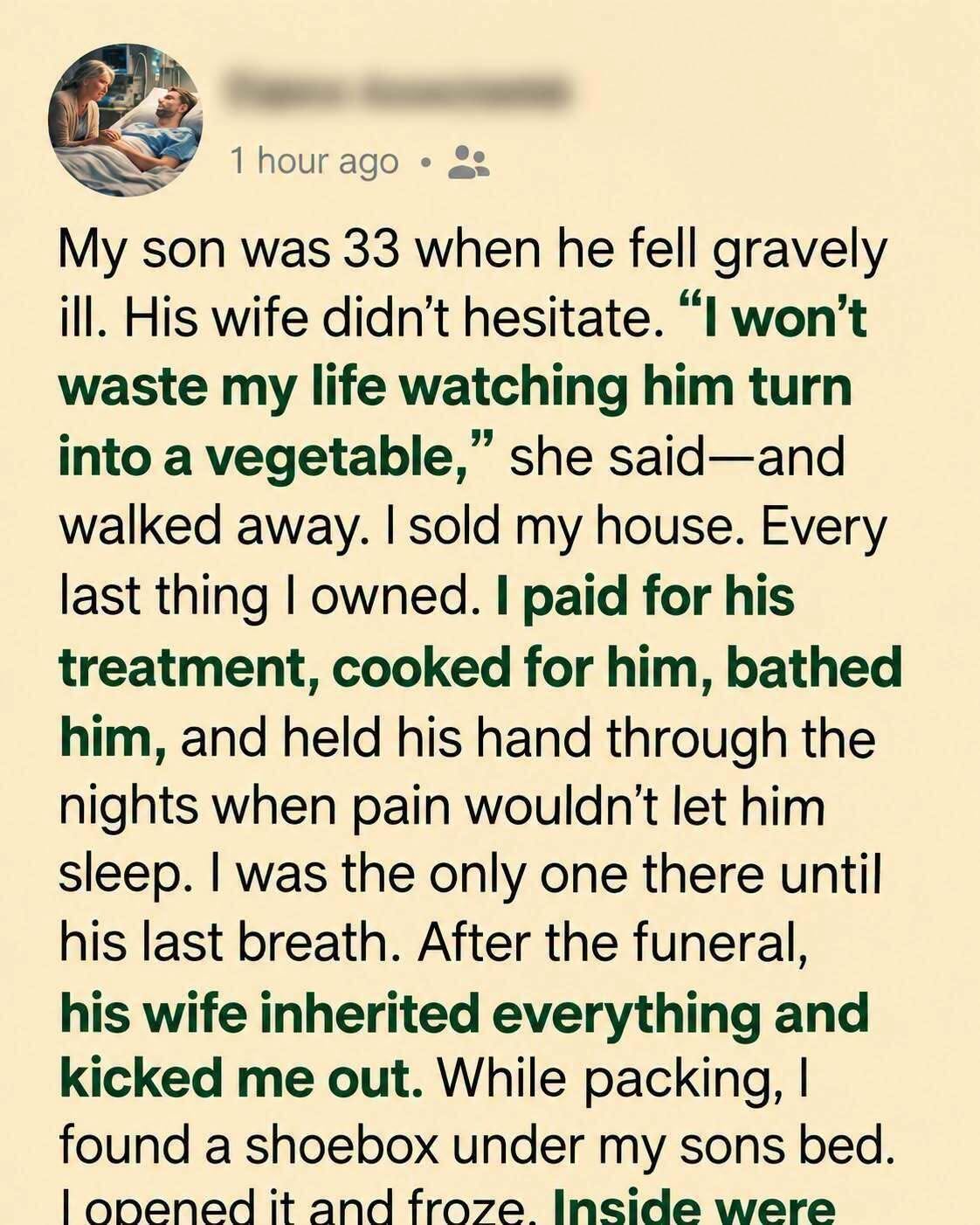 The Son I Never Abandoned
