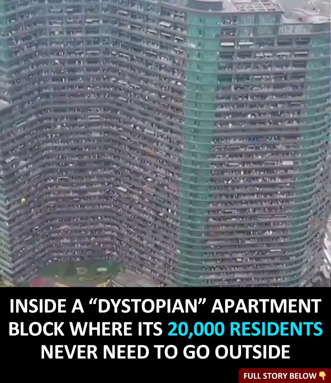 Inside the “Dystopian” Apartment Block Where 20,000 Residents Rarely Need to Leave