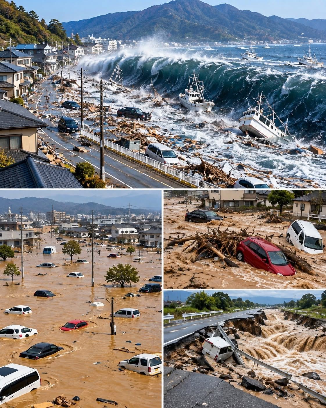 Powerful Earthquake Triggers Tsunami, Sending Waves Into Coastal Areas