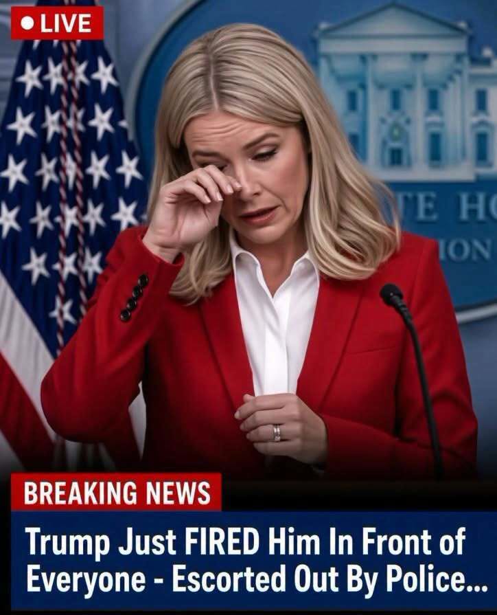 Breaking News: Trump Just FIRED Him In Front of Everyone – Escorted Out By Police…